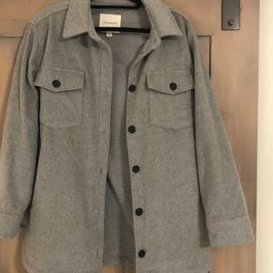 Thread and Supply Warm Grey Shacket